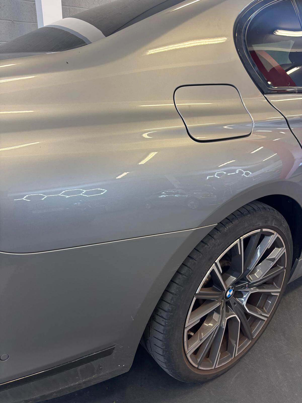 After repair - Rear Quarter Dent