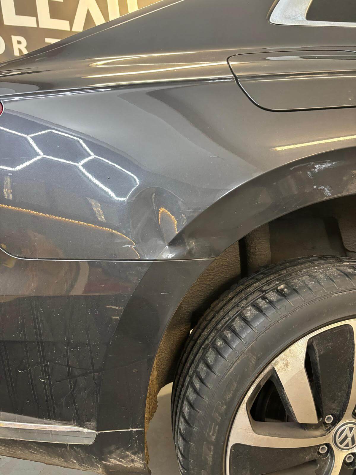 Before repair - Premium Dent Repair