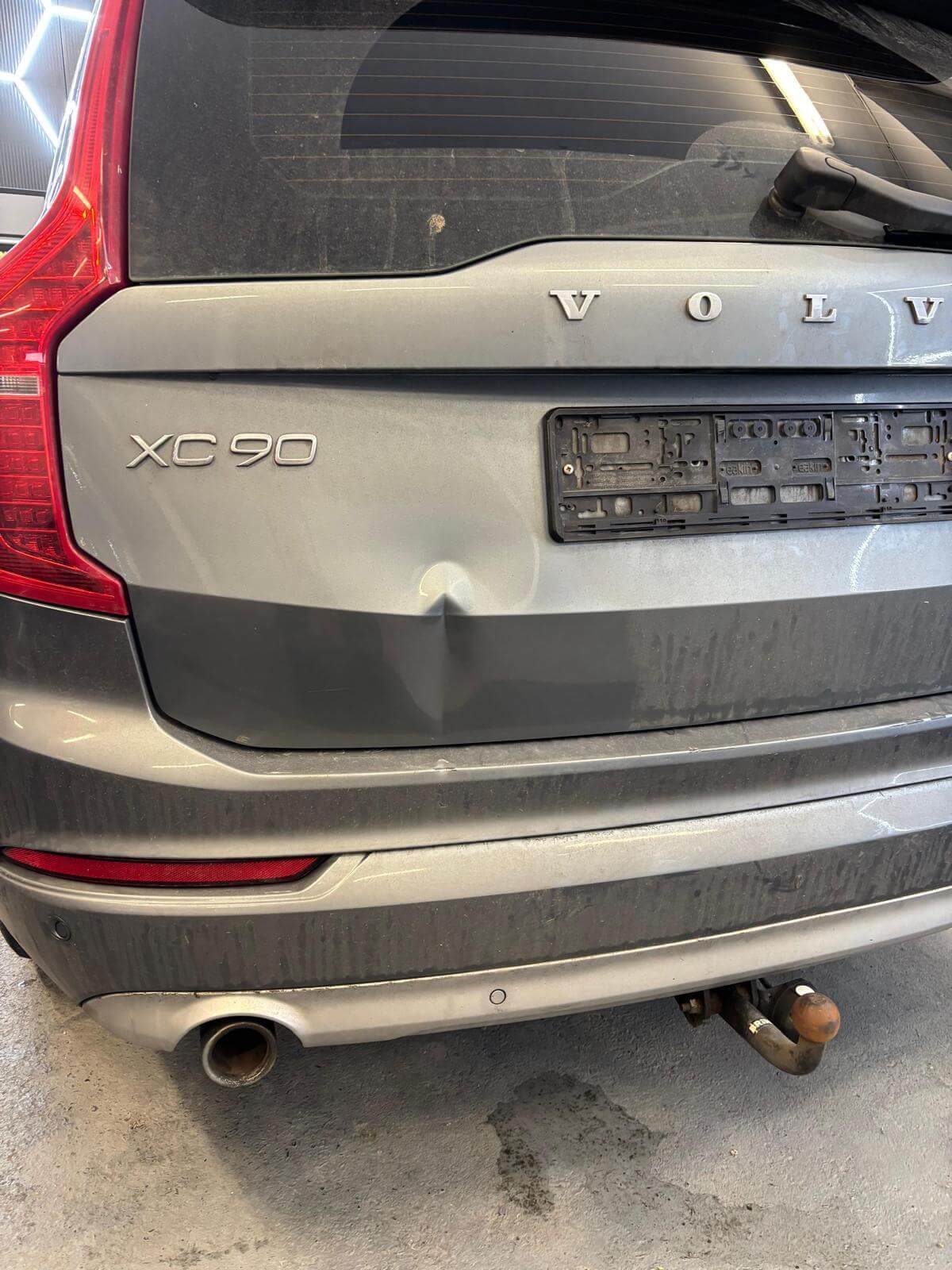 Before repair - Body Panel Restoration